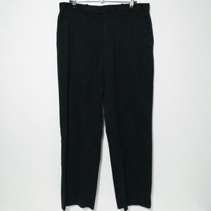 ETRO Womens Pants Size 34" x 30.5"  Black Cotton Straight Leg